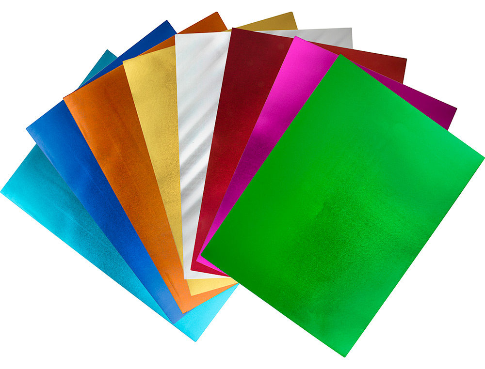 GOMA EVA LIDERPAPEL 50X70 CM ESPESOR 2 MM METALIZADA PLATA